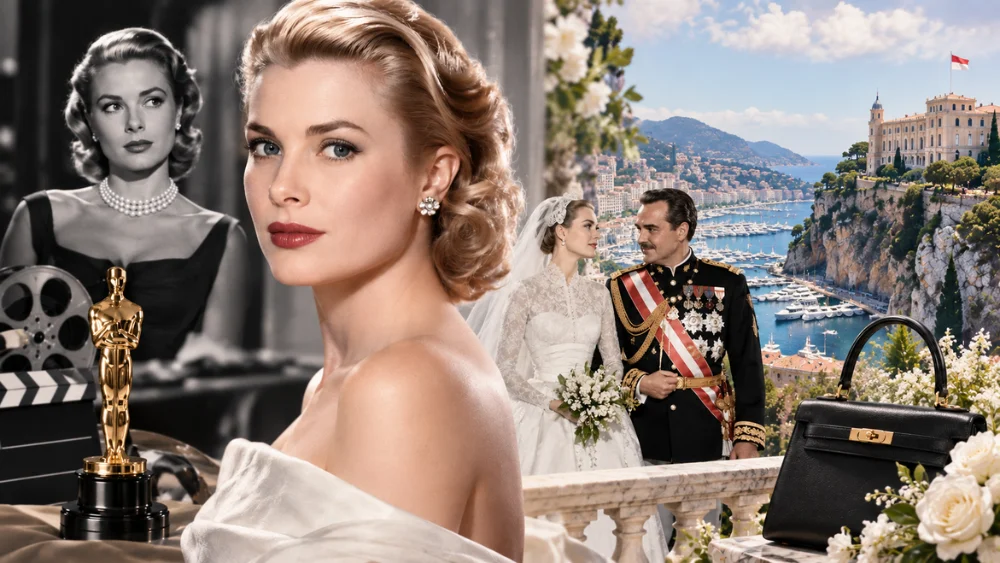 Grace Kelly construyó una de las historias más singulares del siglo XX- del Hollywood clásico y el Oscar a su vida como princesa de Mónaco junto a Rainiero III. Su legado sigue unido al cine, la moda y la realeza.